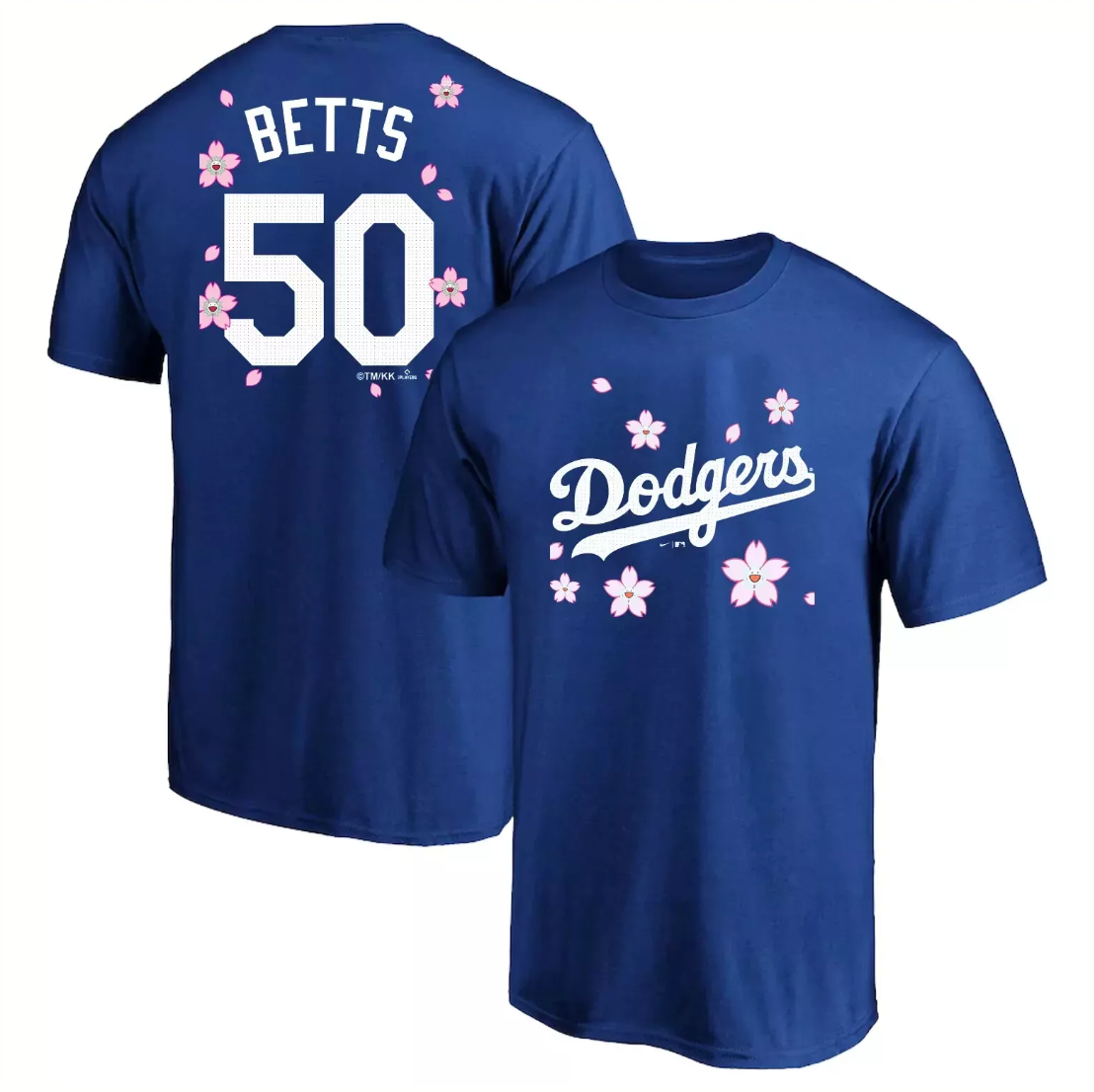 Men Los Angeles Dodgers #50 Betts blue MLB 2025 Tshirt style 2
